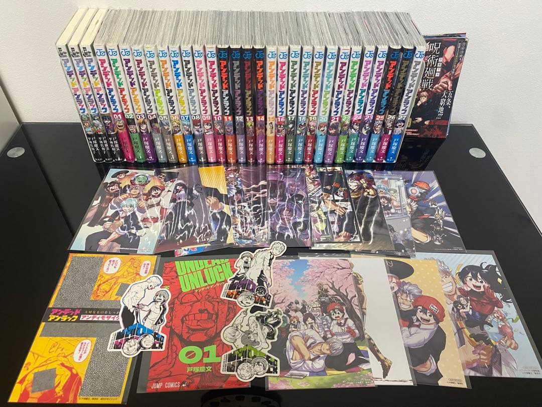 アンデッドアンラック 全巻初版帯付き特典付き