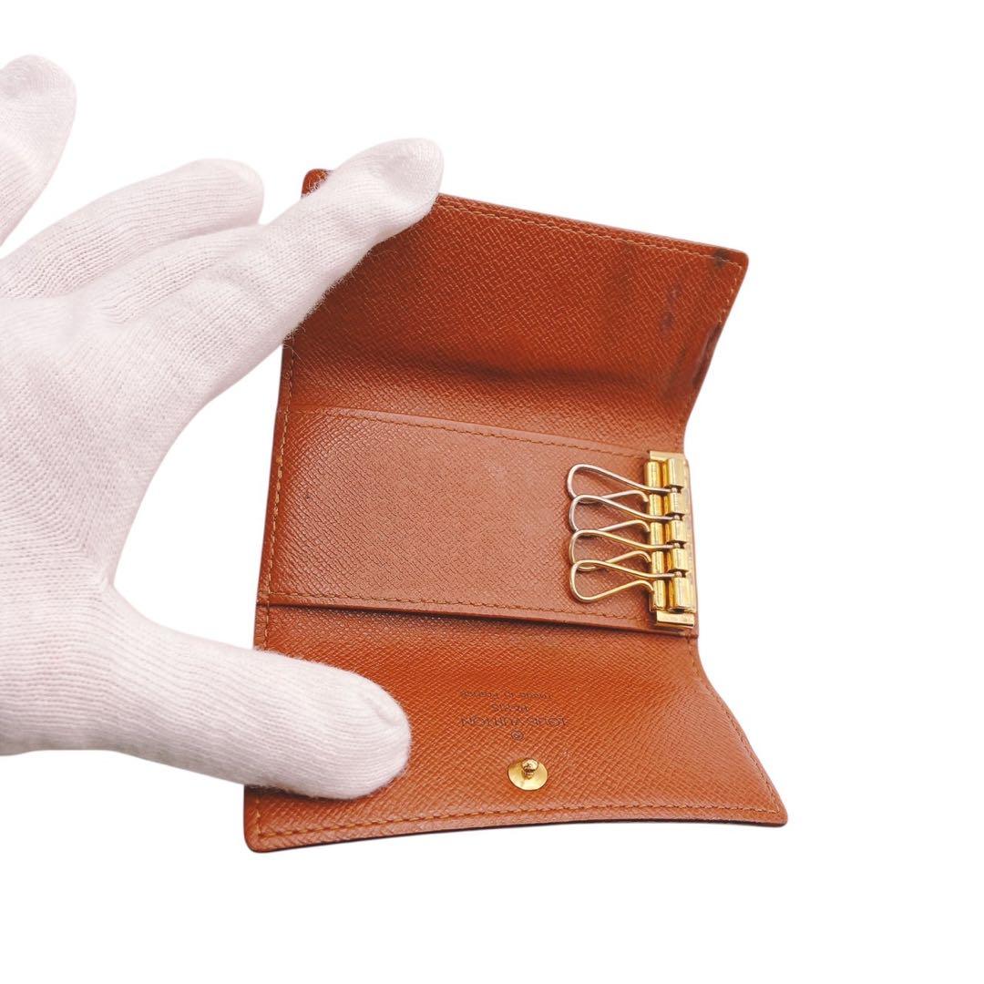 【SS級美品】LOUIS VUITTON モノグラム キーケース☆鑑定済み！
