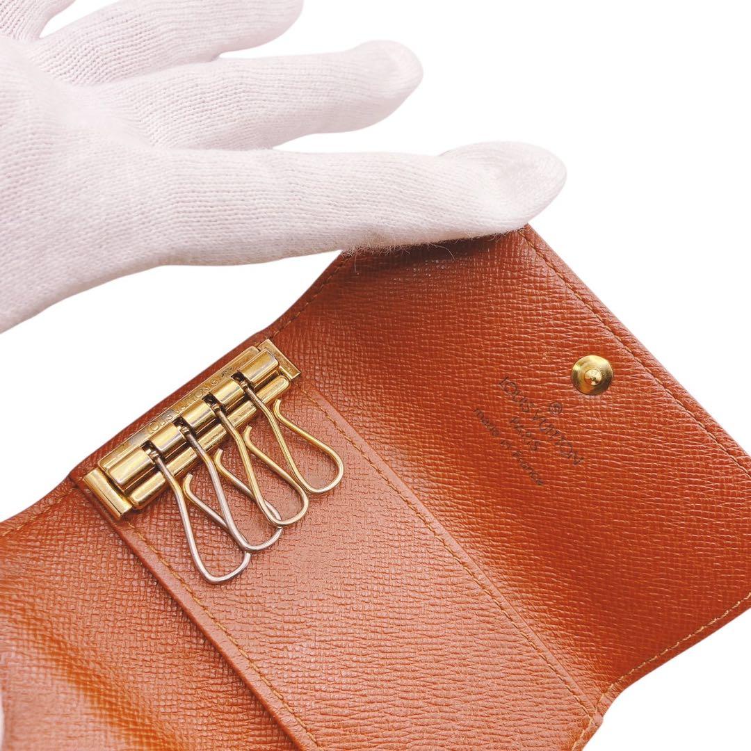【SS級美品】LOUIS VUITTON モノグラム キーケース☆鑑定済み！