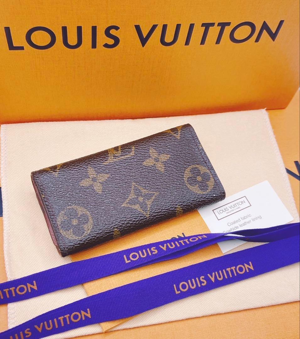 【SS級美品】LOUIS VUITTON モノグラム キーケース☆鑑定済み！