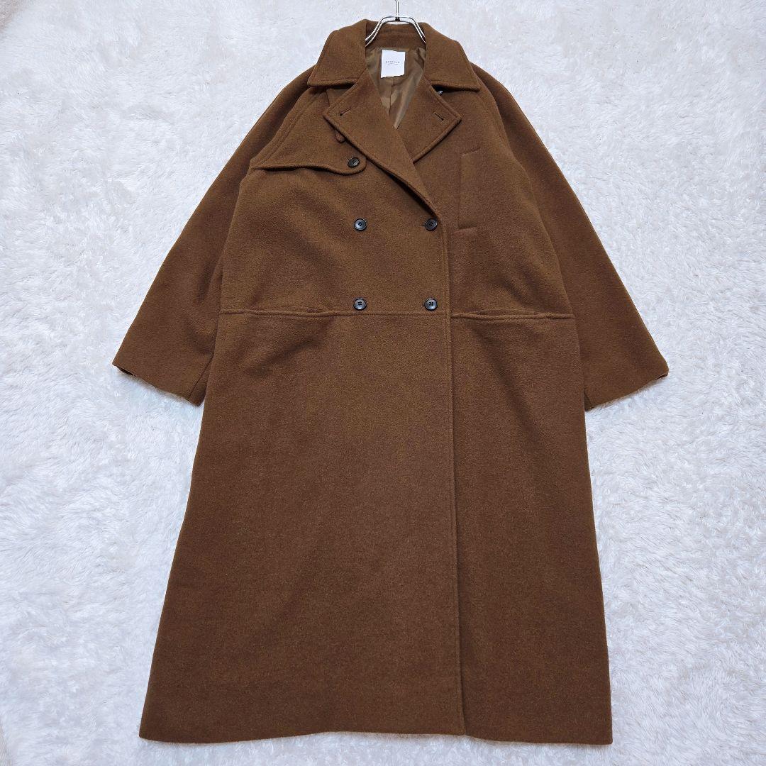 【ローズバット】F チェスターコート ダブルブレスト コート オーバーサイズ