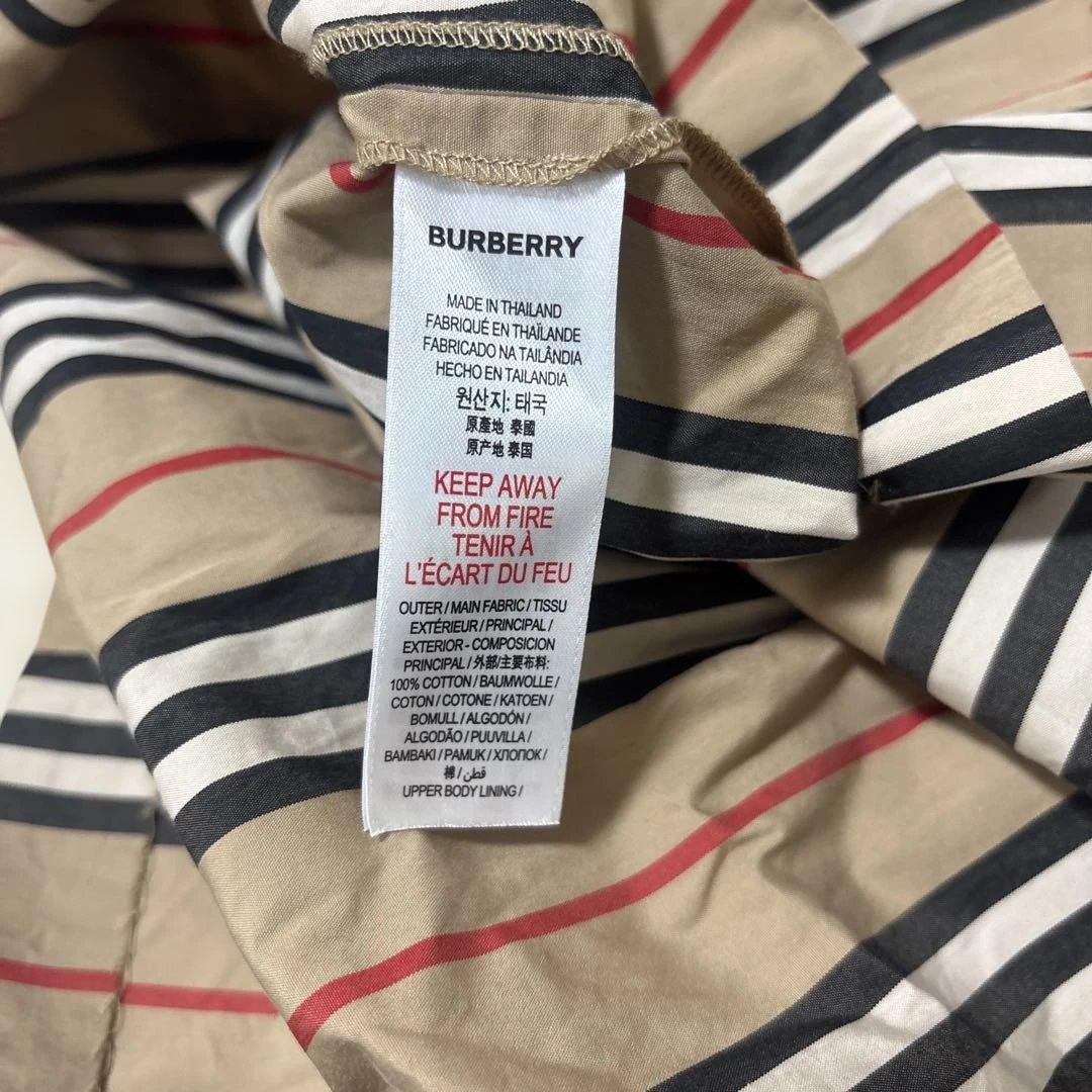 BURBERRY ストライプ ノースリーブ ワンピース 12Y
