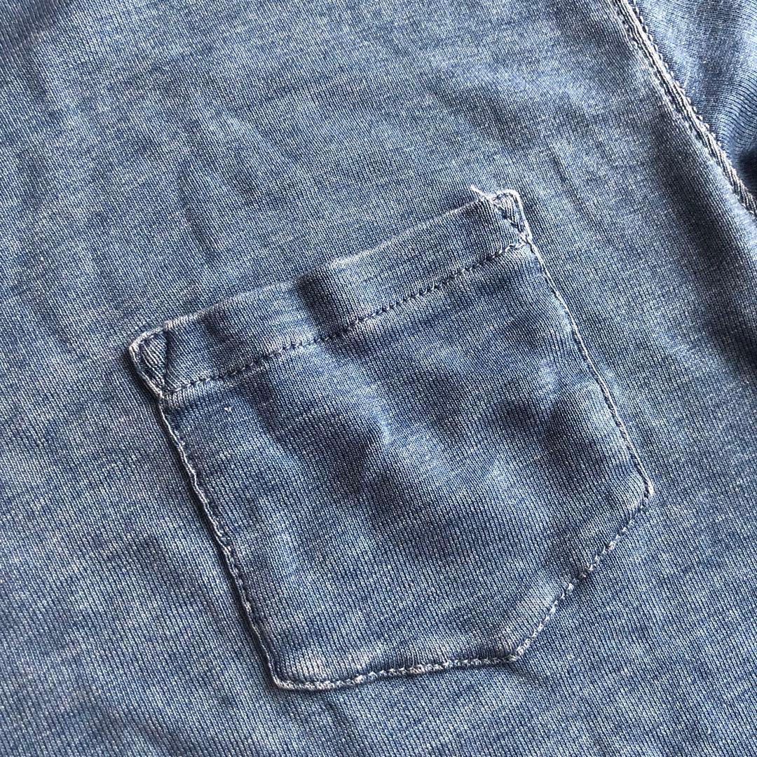 RRL ダブルアールエル　デニム　長袖カットソー ラルフローレン　希少サイズ