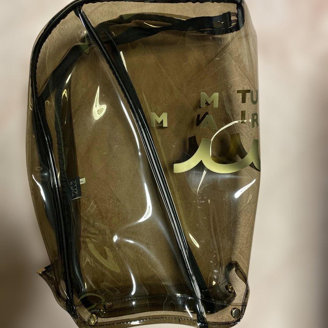 MUTA MARINE キャディバッグ 透明 黒