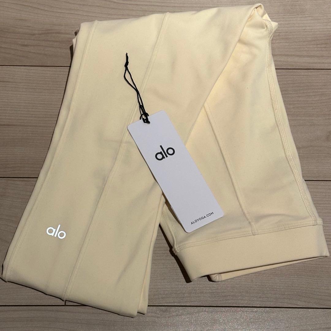 Alo Yoga 【完売品】ハイウエストレギンス XS パステルイエロー