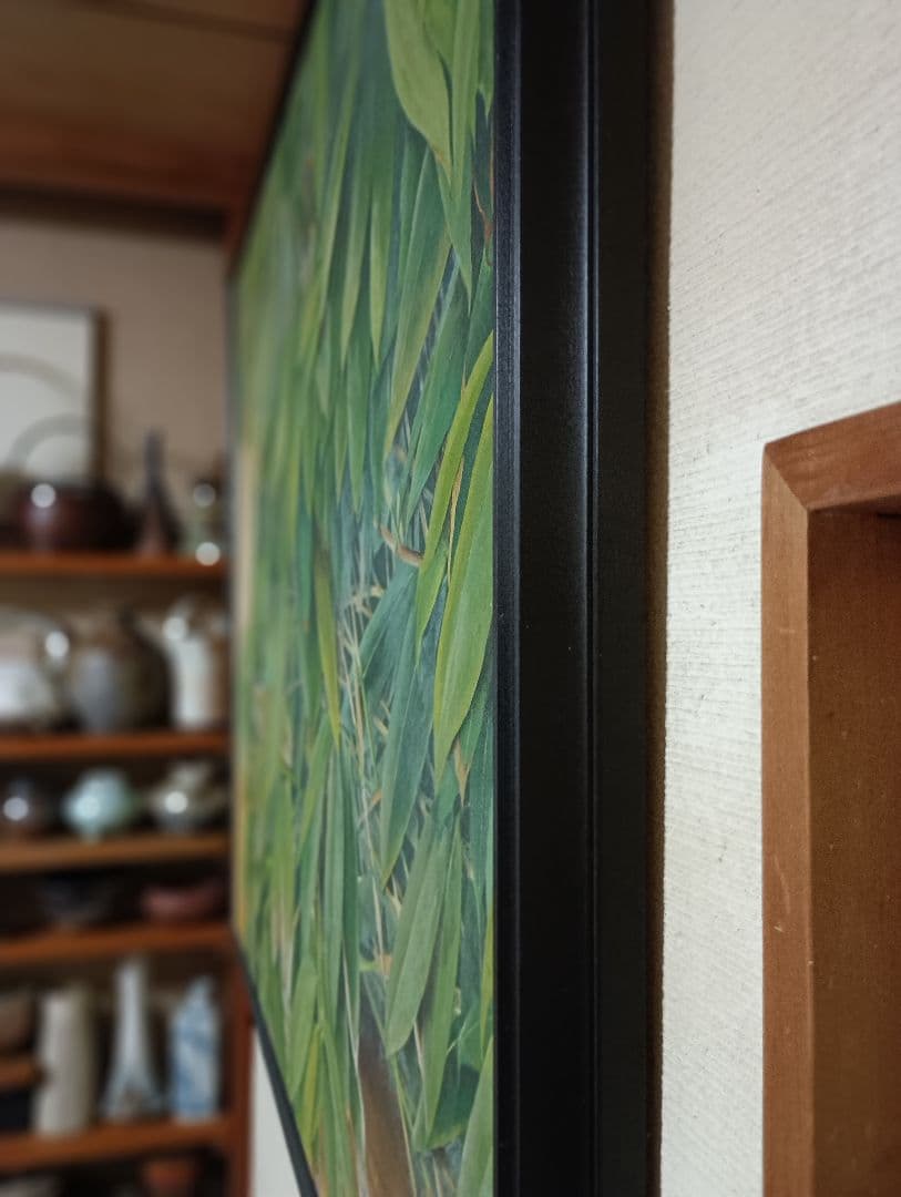 藤*江様 「熊笹」日本画　30号　美術学生作