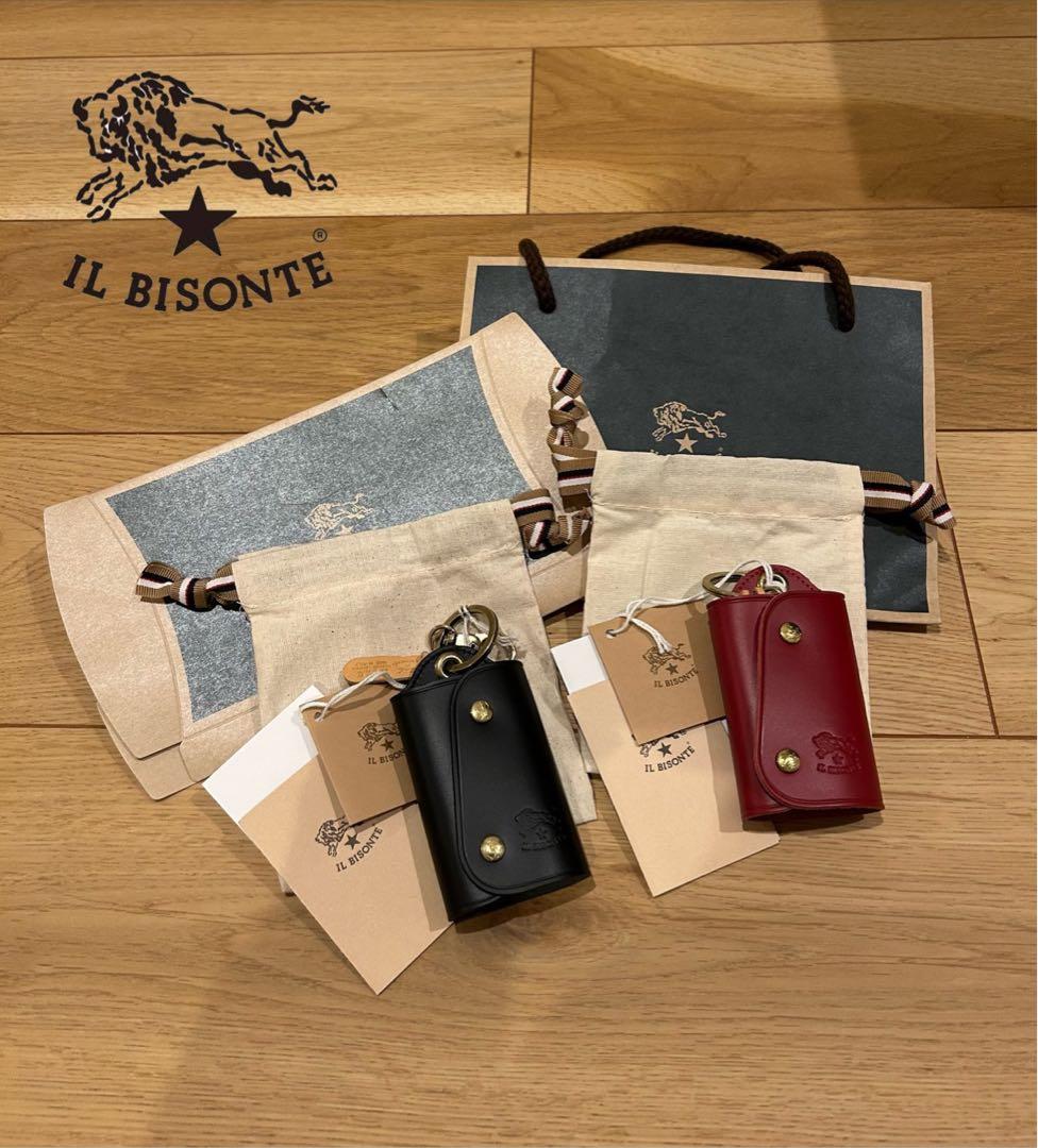 新品　IL BISONTE イル ビゾンテ　キーケース　二点