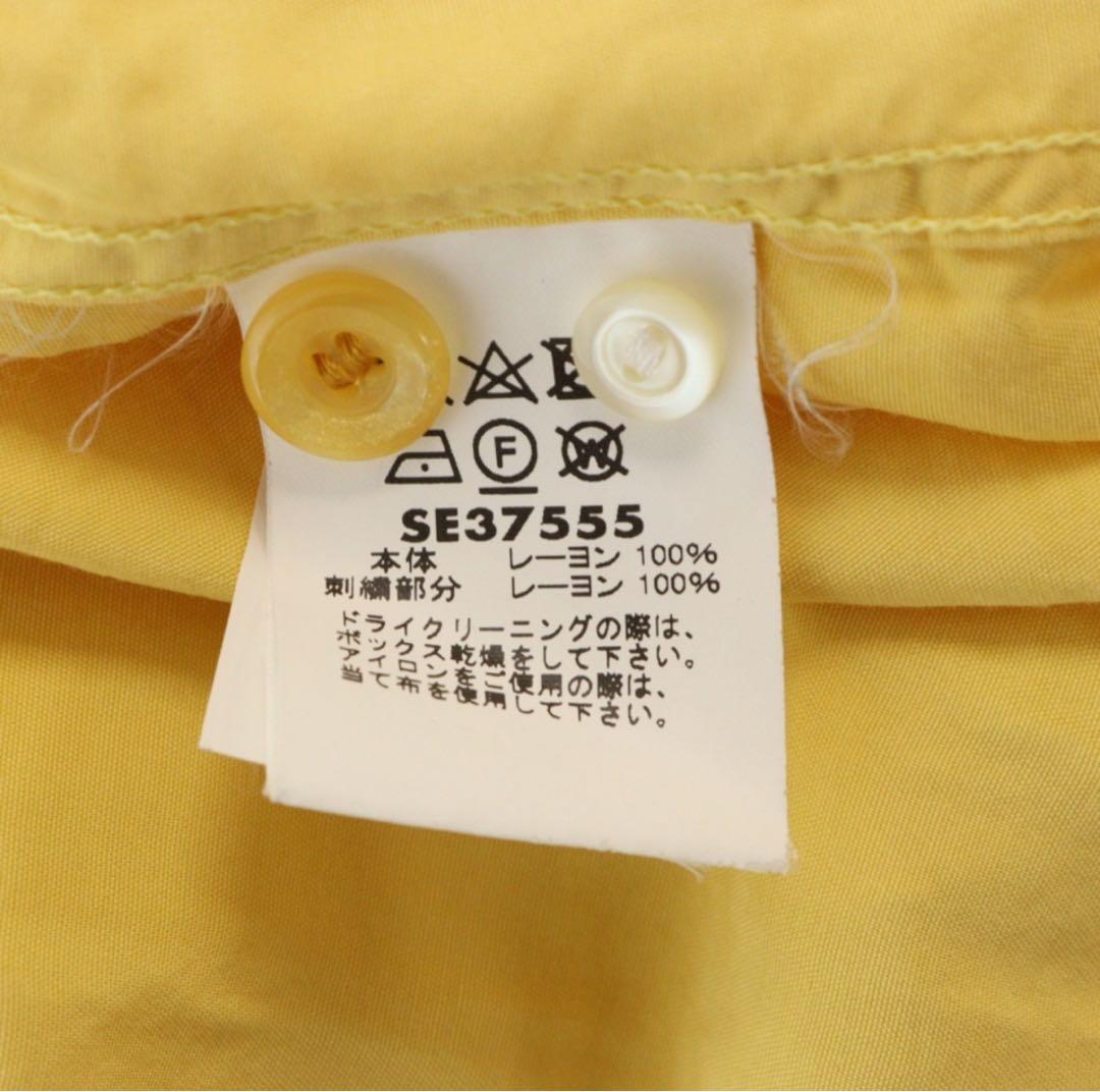 Style Eyes スタイルアイズ　XL 黄色　レーヨン　ボーリングシャツ
