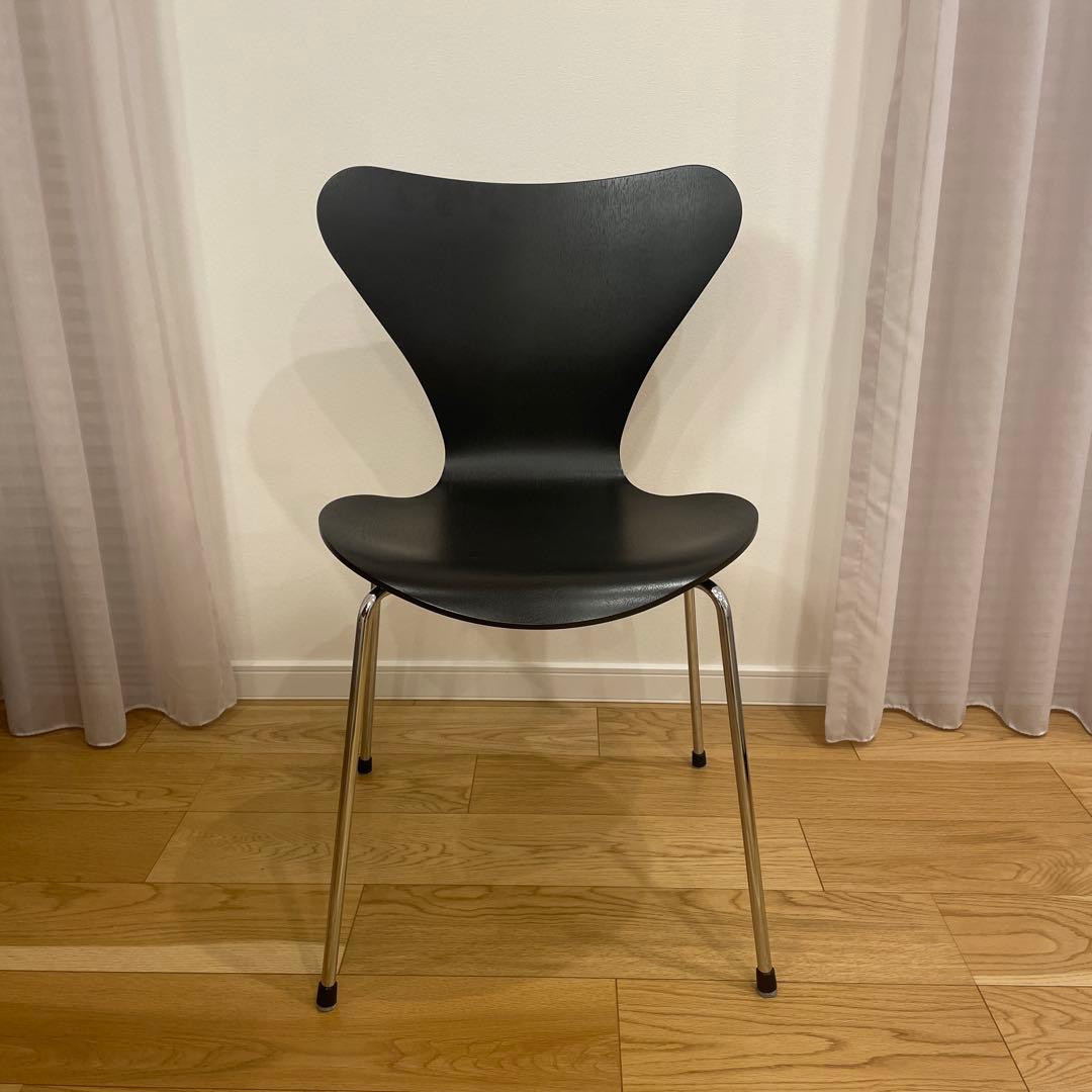 Fritz Hansen セブンチェア クロームレッグブラック　美品　送料無料