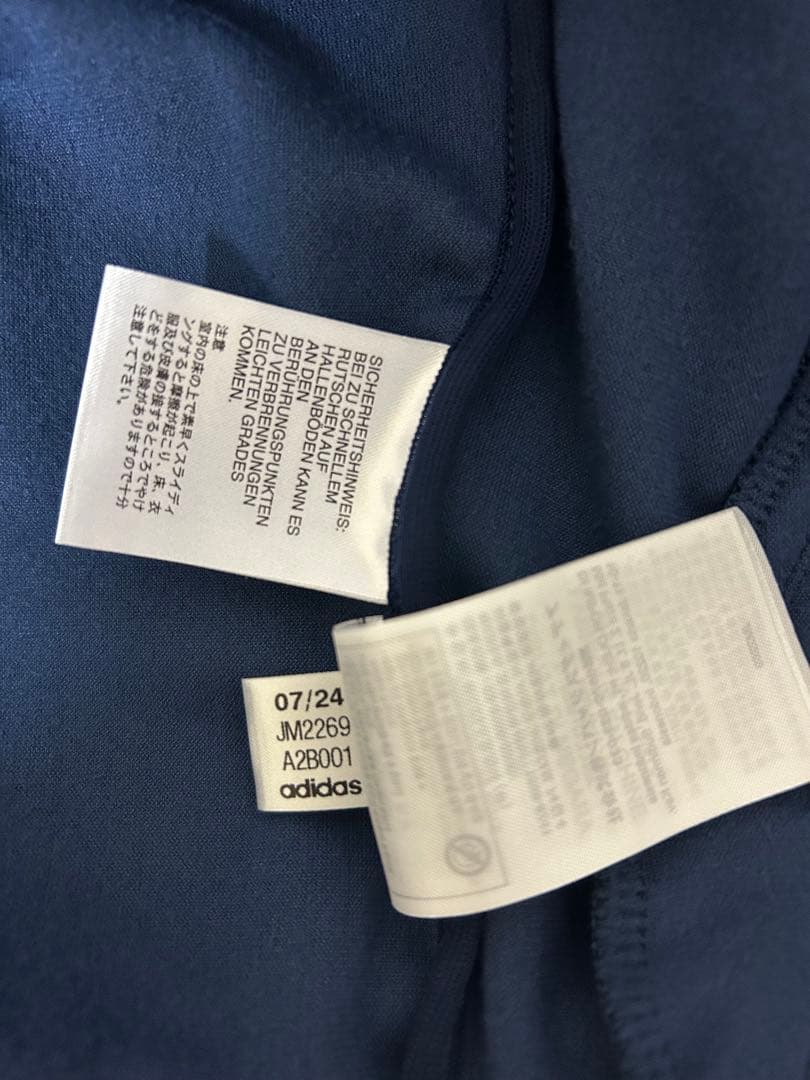 ga adidas ネイビー ベロアジャージ L