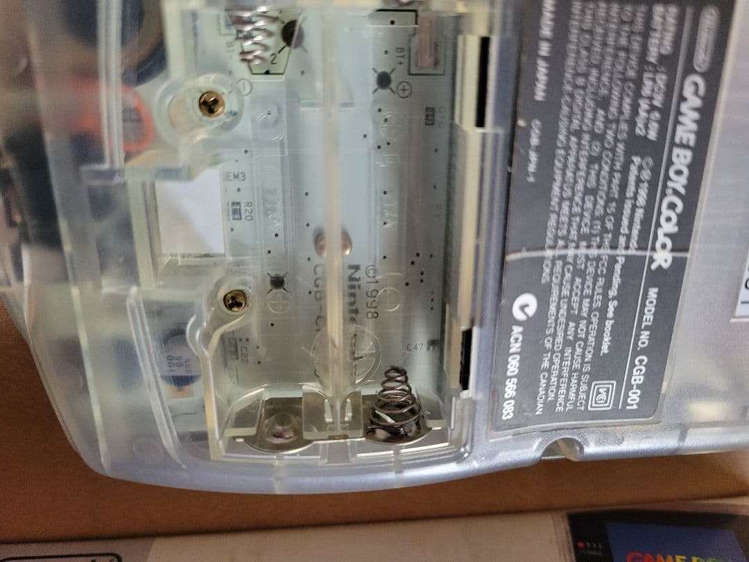 ゆ*う様 ゲームボーイカラー　クリア 本体