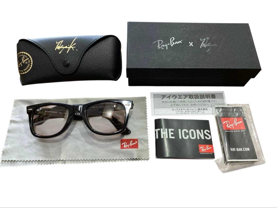 Ray-Ban レイバンサングラス 木村拓哉コラボ　限定品 サイン 箱 ケース付