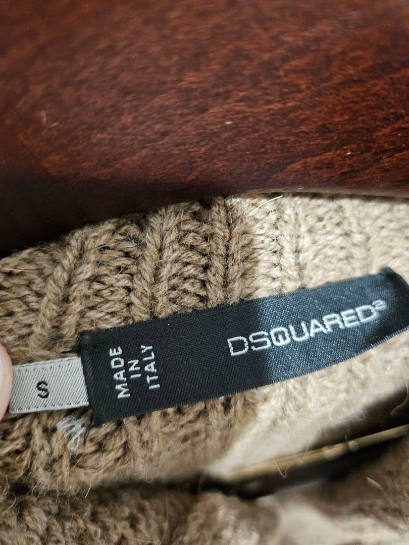 【ディースクエアード】DSQUARED² メンズ　ベージュ ダッフルコート