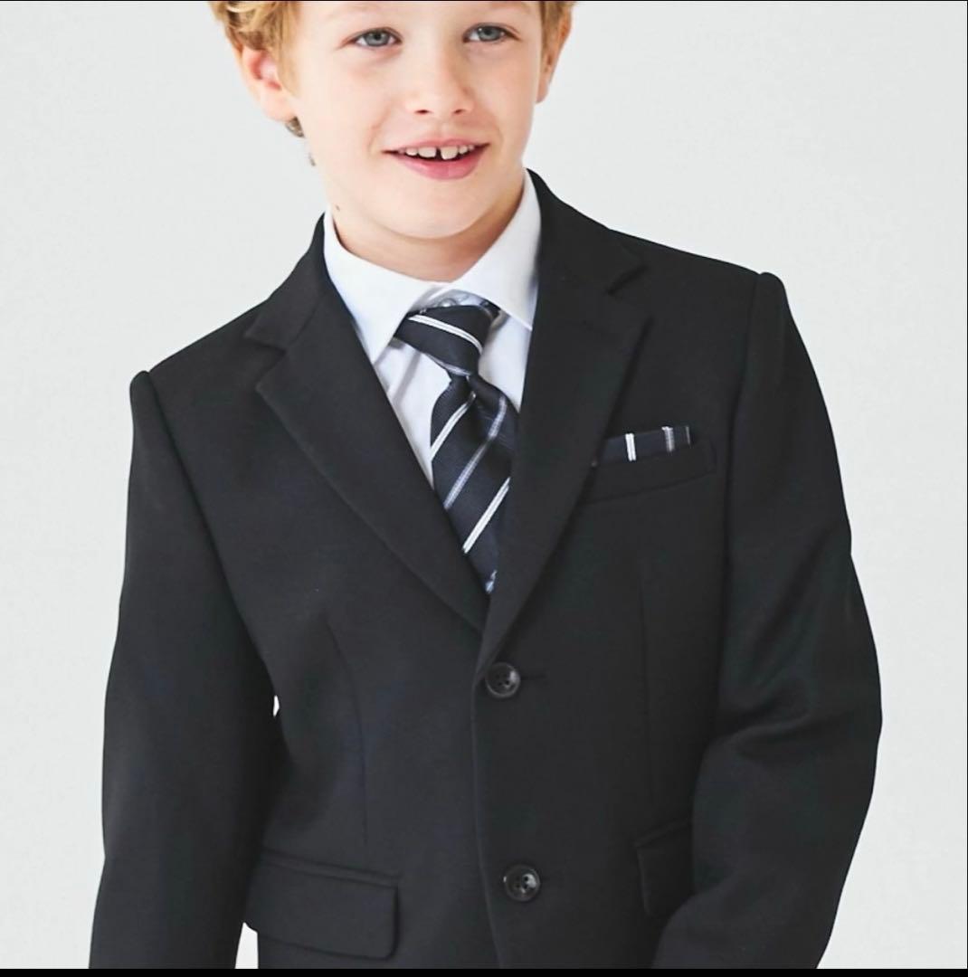キッズフォーマルAPRIRE by CHOPIN ブラック スーツ　130cm