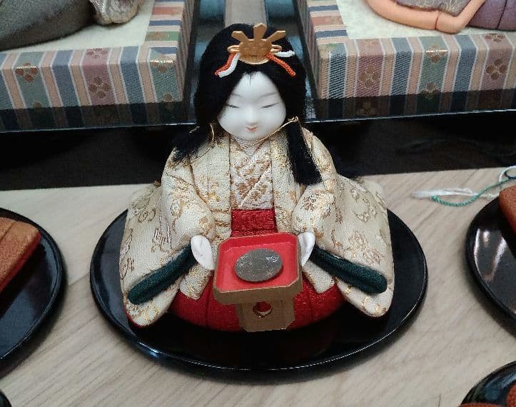 ●久月雛人形　木目込み人形　久月　2月中旬までの出品