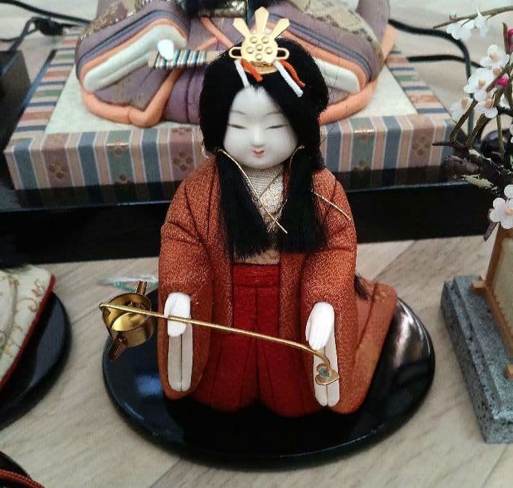 ●久月雛人形　木目込み人形　久月　2月中旬までの出品
