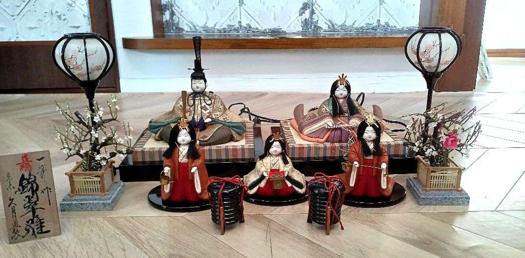 ●久月雛人形　木目込み人形　久月　2月中旬までの出品