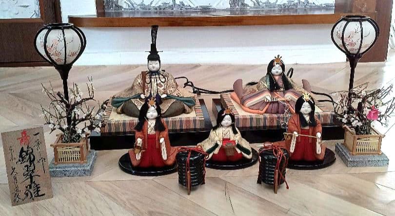 ●久月雛人形　木目込み人形　久月　2月中旬までの出品