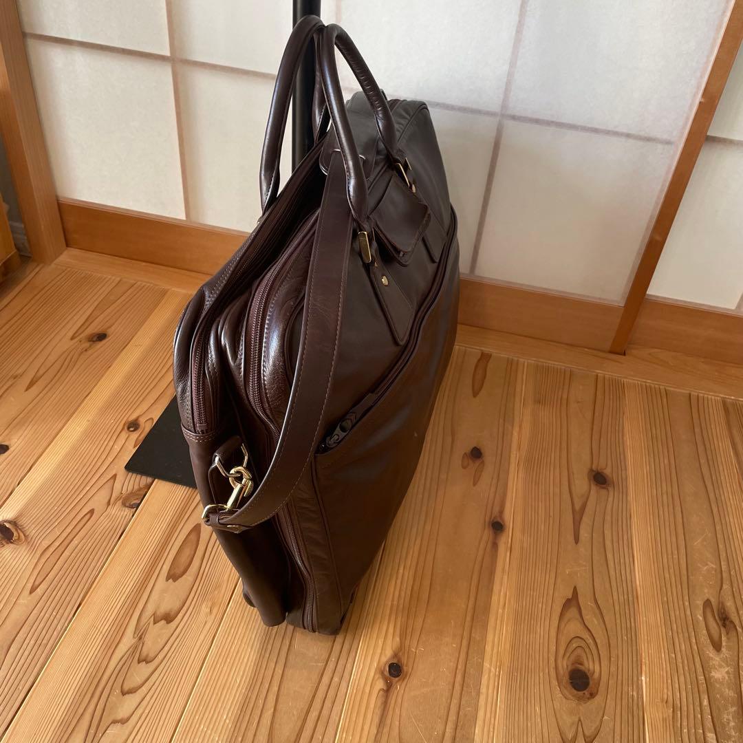 【Porter】吉田カバン ブラウンレザー 2way ボストンバッグ