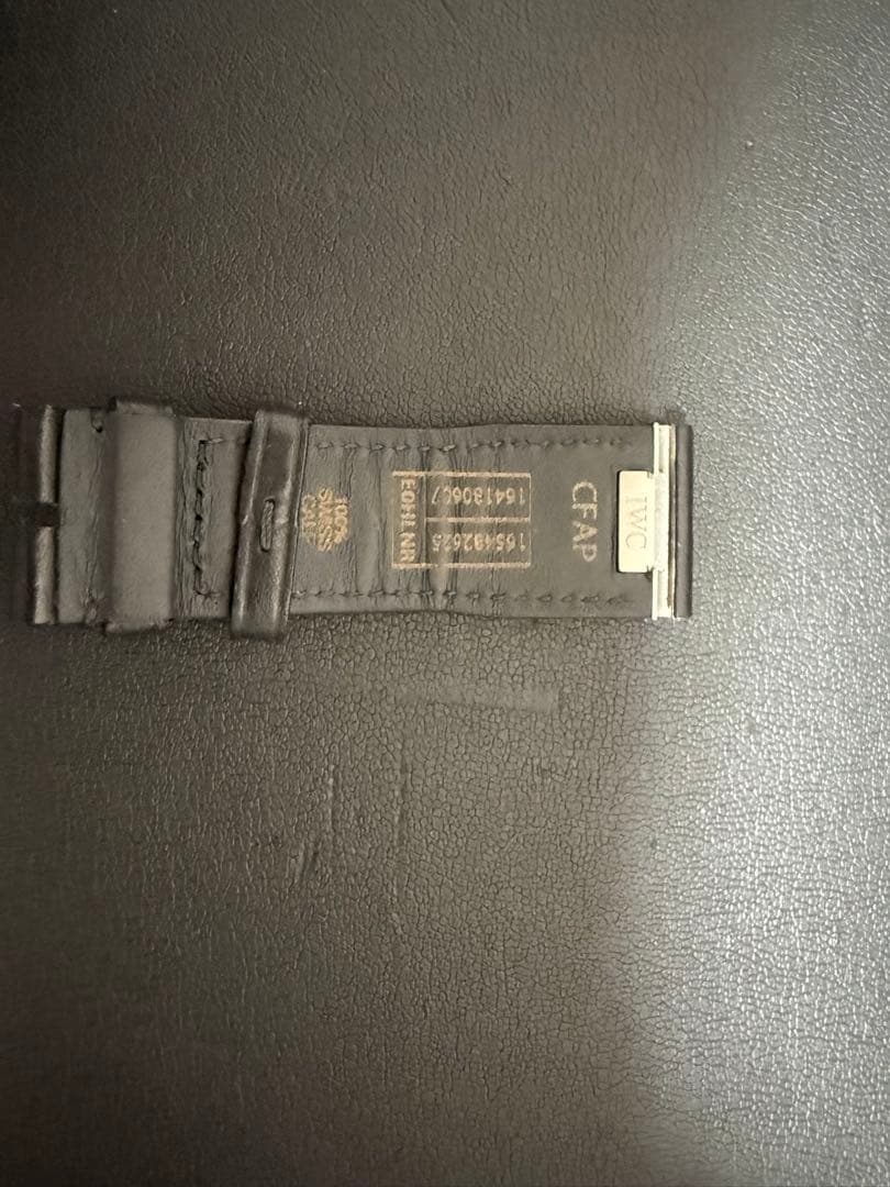 値下げ　IWC マーク XX 純正　カーフ　スキンベルト　XSサイズ