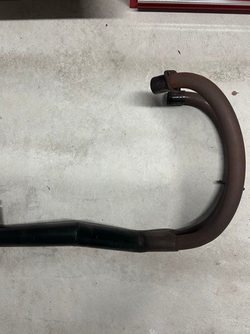 cb250t cb250n cb400t cb400nホーク マフラー 手曲げ