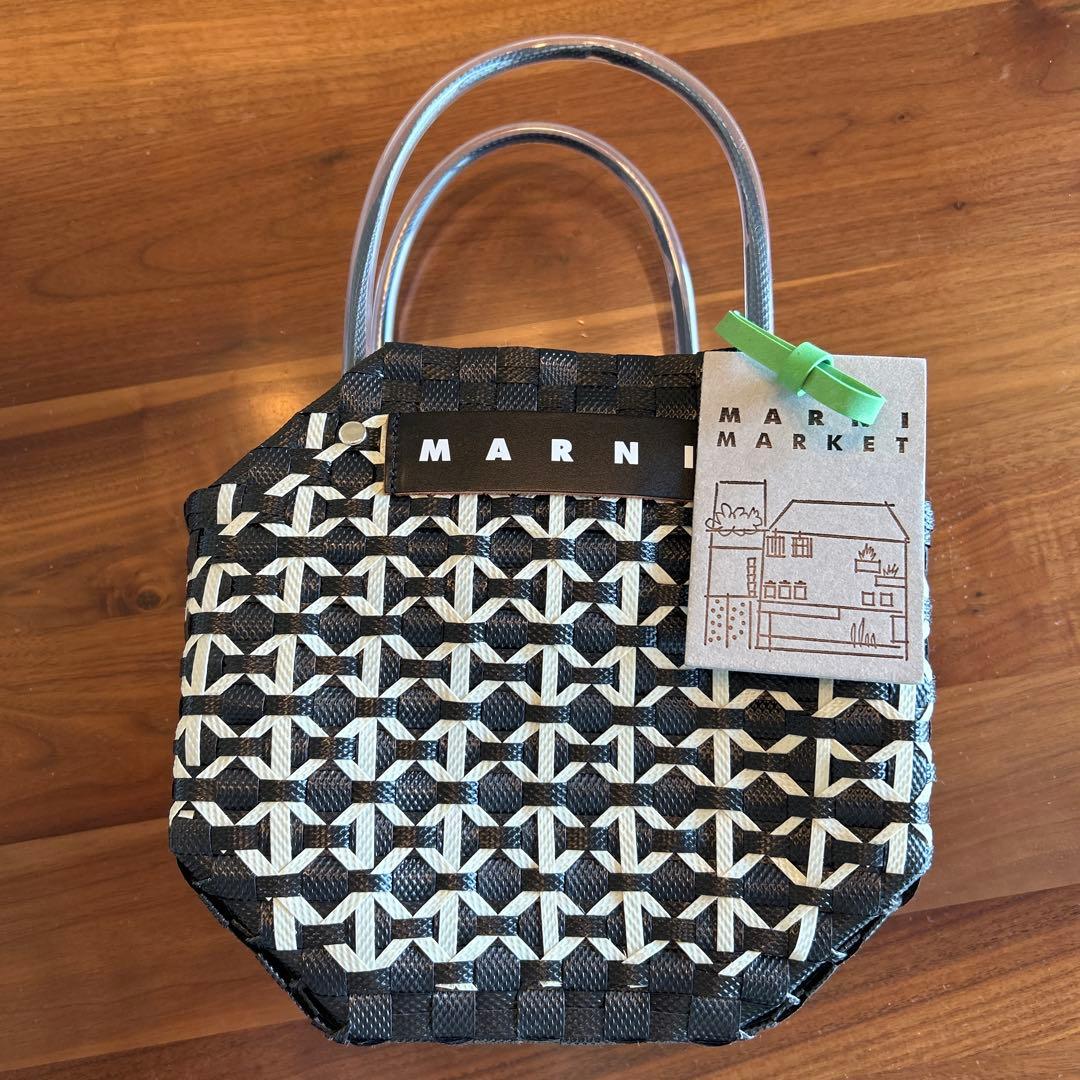 【国内購入 数回使用のみ】MARNI ヘキサゴンバスケットバッグ