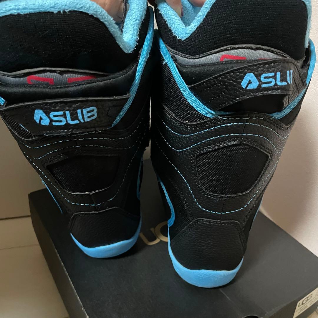 【美品】一回のみ着用　SLIB 女性用スノーボードブーツ ブラック24.5cm
