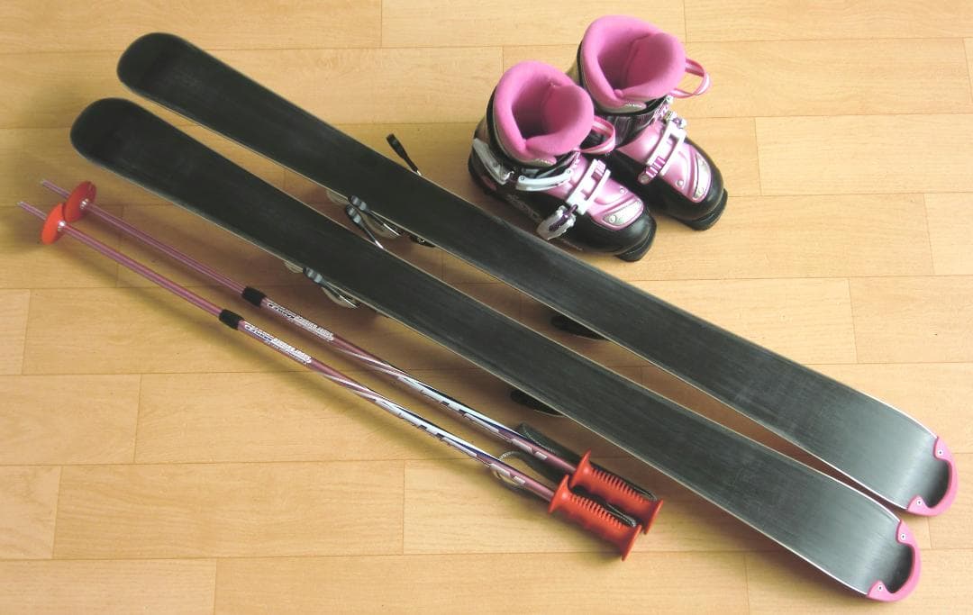 ■■11月限定■送料無料■K2＋Hart■子供用スキー4点セット■112/21■