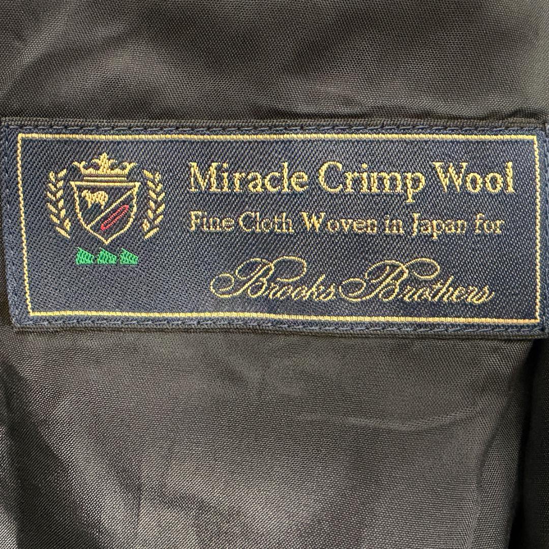 J7200 美品 ブルックスブラザーズ TOKYO FIT銀ボタン紺ブレザー