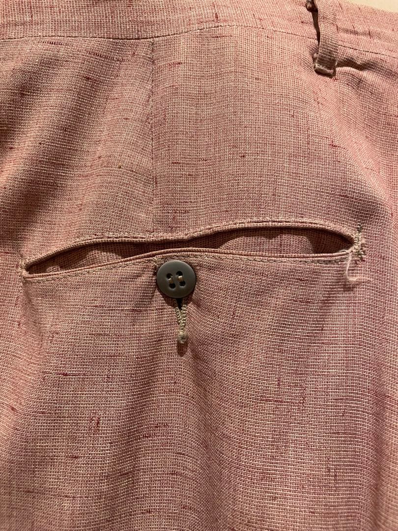 50sカスリ柄スラックス　ロカビリー