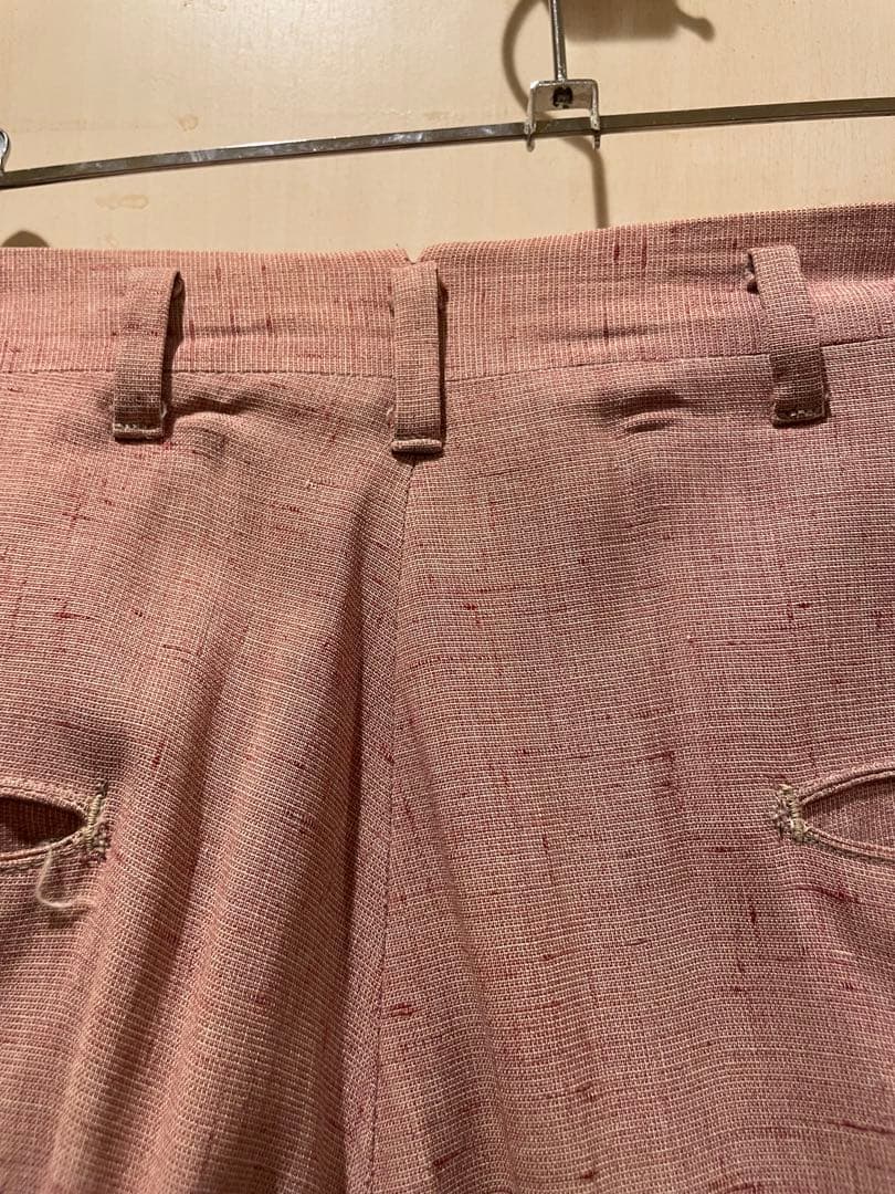 50sカスリ柄スラックス　ロカビリー