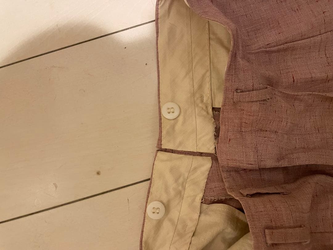 50sカスリ柄スラックス　ロカビリー