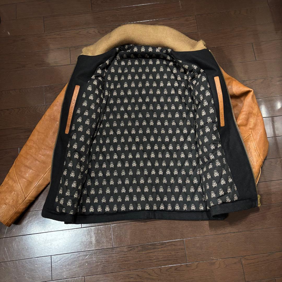 希少 一点物 ロウブロウナックル スタジャン ファラオジャケット サイズM程度