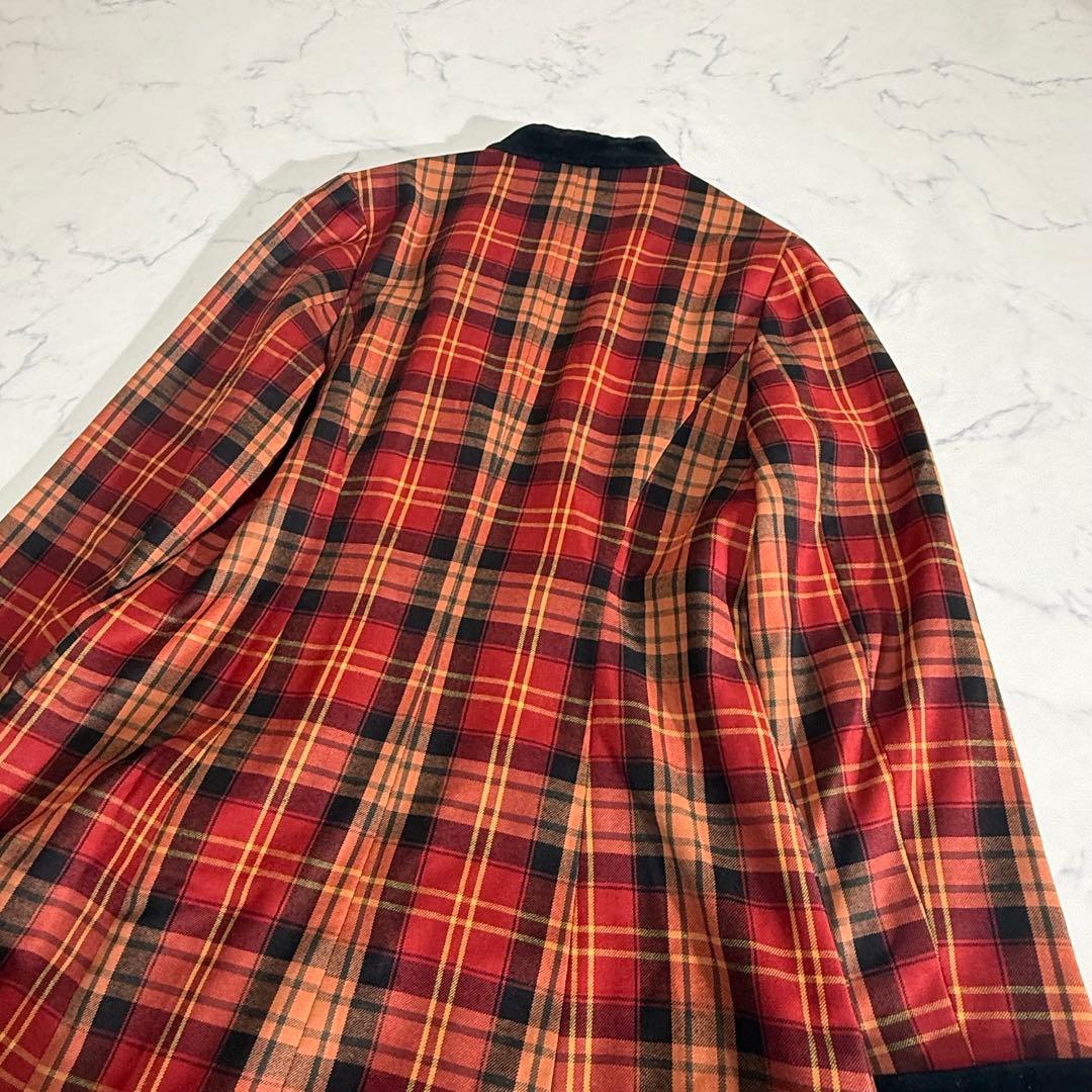 LAURA ASHLEY ヴィンテージ　チェック柄　ロングワンピース