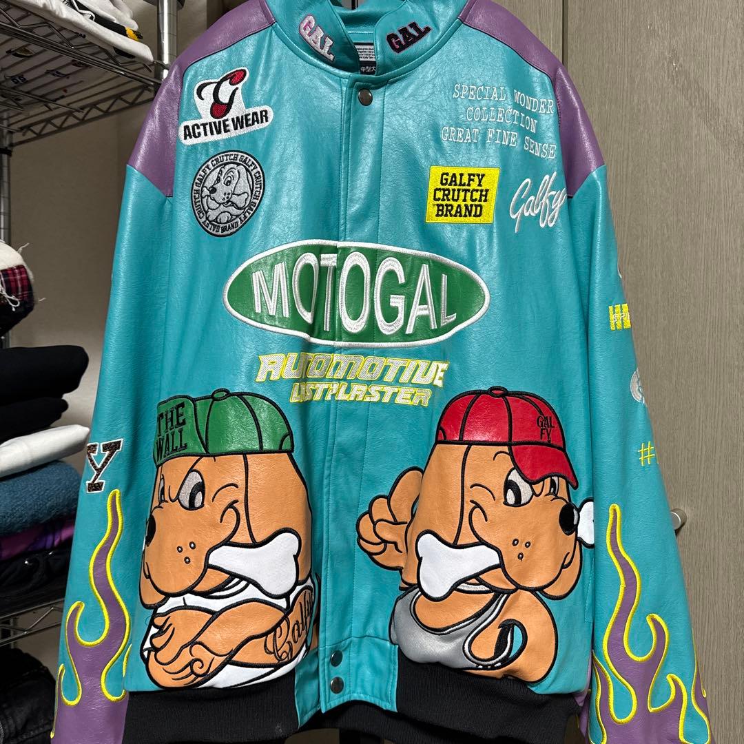 GALFY CRUTCH BRAND レザージャケット レーシングジャケット