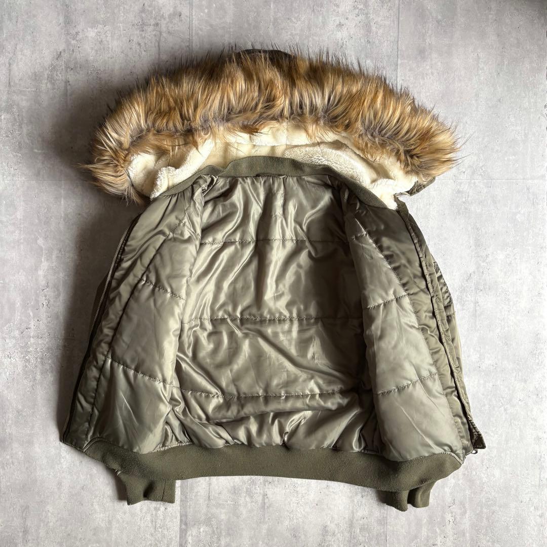 【00s archive】N-2B フライトジャケット　ファー付　y2k お兄系