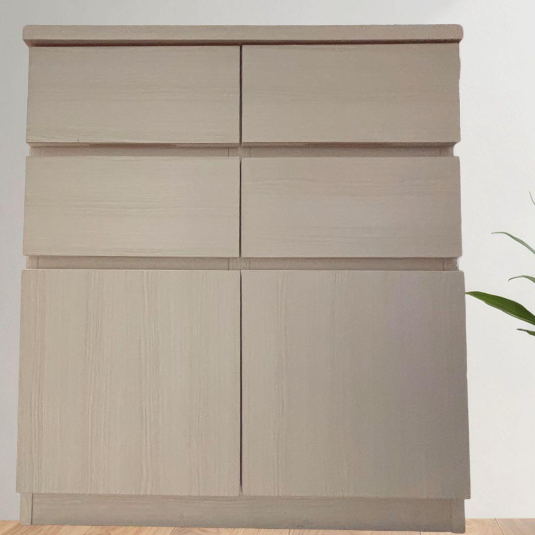 最終値下 大川家具 SQUAREシリーズ スクエアキャビネット