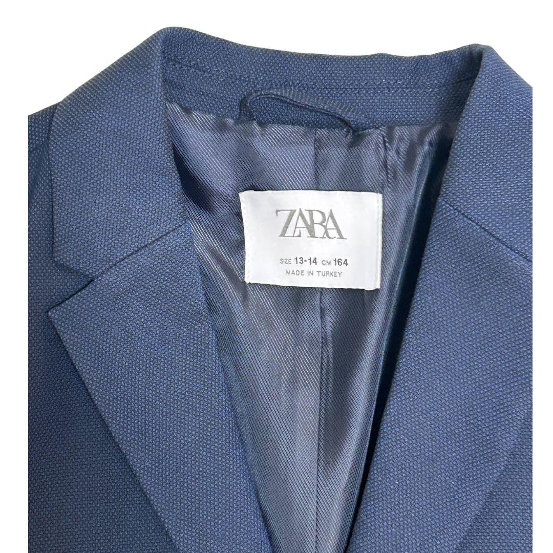 ZARA スーツ　164 ネイビー