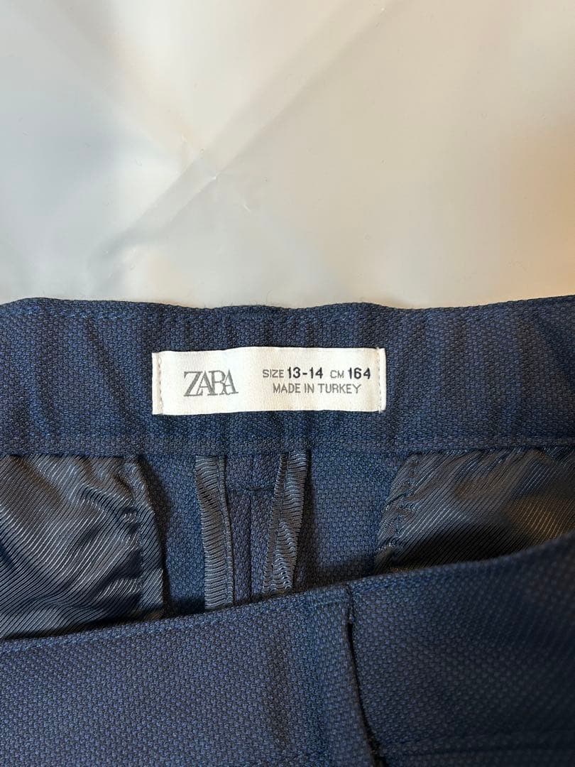 ZARA スーツ　164 ネイビー