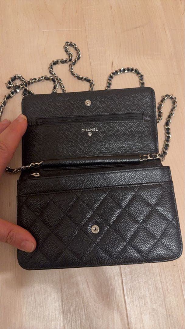 ぐ*ー様 CHANEL　マトラッセ　チェーンウォレット　キャビアスキン