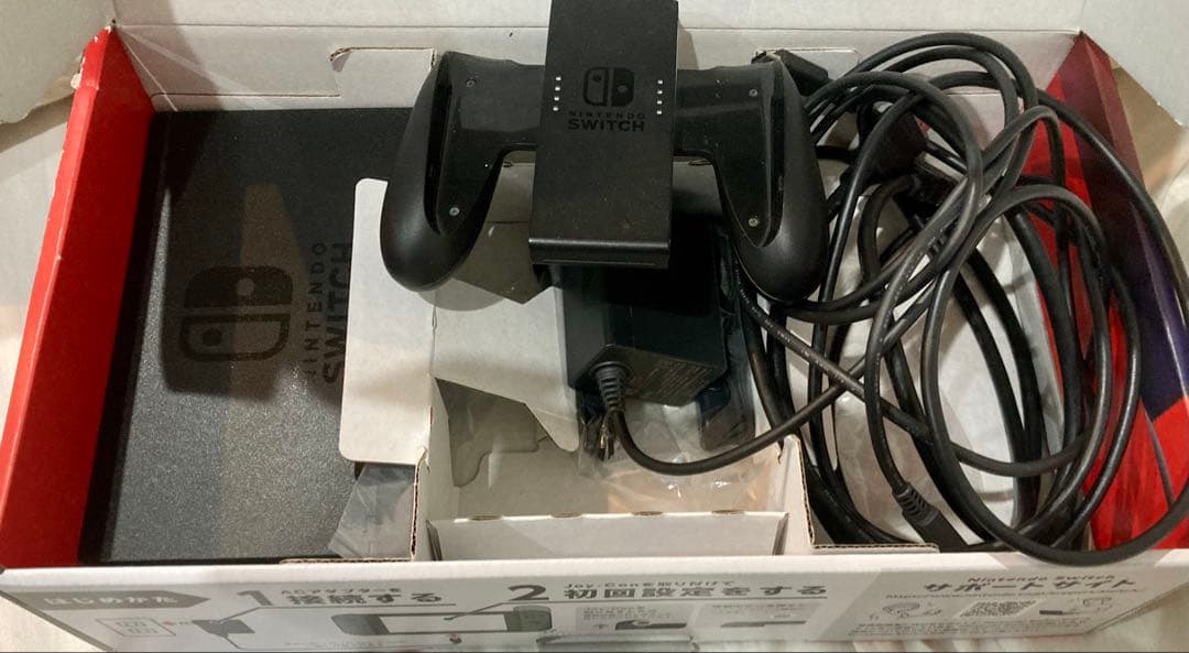 【動作確認済み】Nintendo Switch グレー 本体【現行モデル】