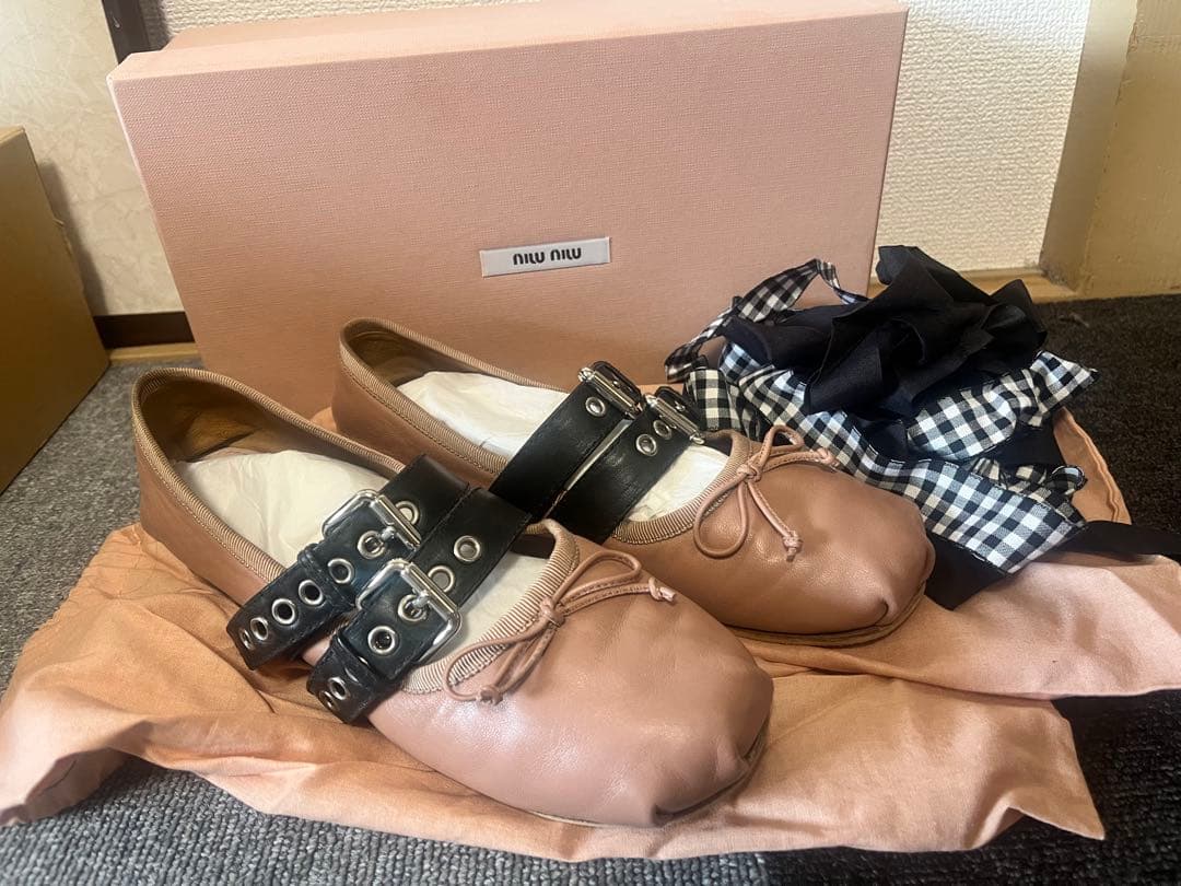 miu miu バレエシューズ