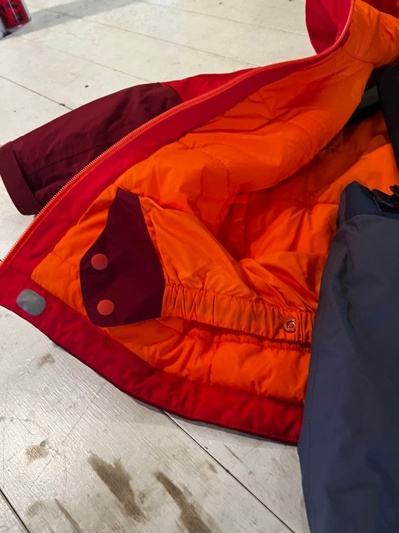 mont-bell キッズ パウダーステップ スキー スノーウェアセット