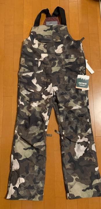 【新品未使用】ESTIVO エスティボ スノーボード ウェア パンツ 迷彩 L