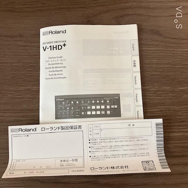 【ほぼ未使用】Roland V-1HD+ ビデオスイッチャー