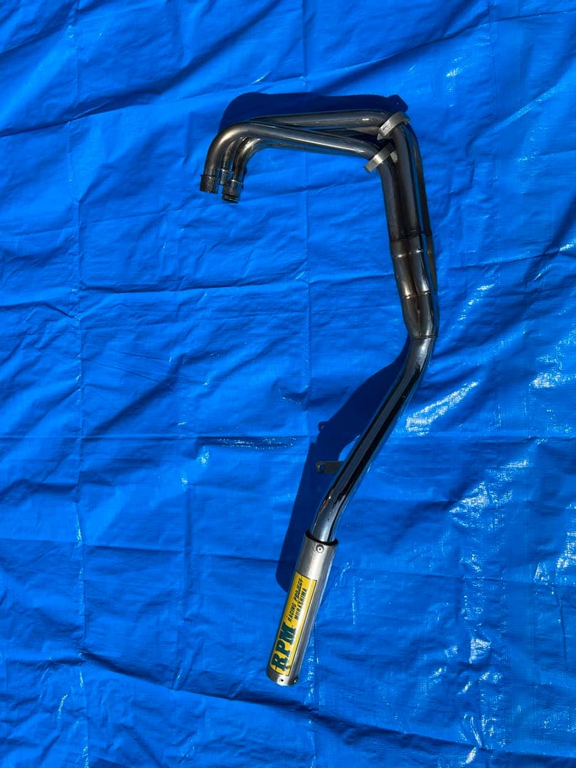 ゼファー400 マフラー　RPMステッカー