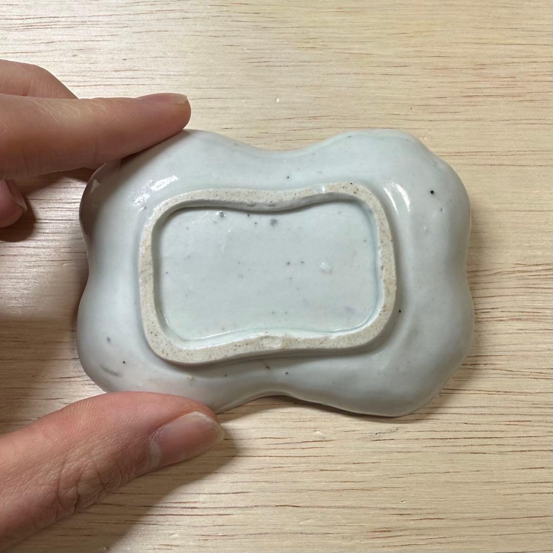 古伊万里 こんにゃく印判 盃 型紙摺印判 小皿 江戸時代 初期伊万里 古美術