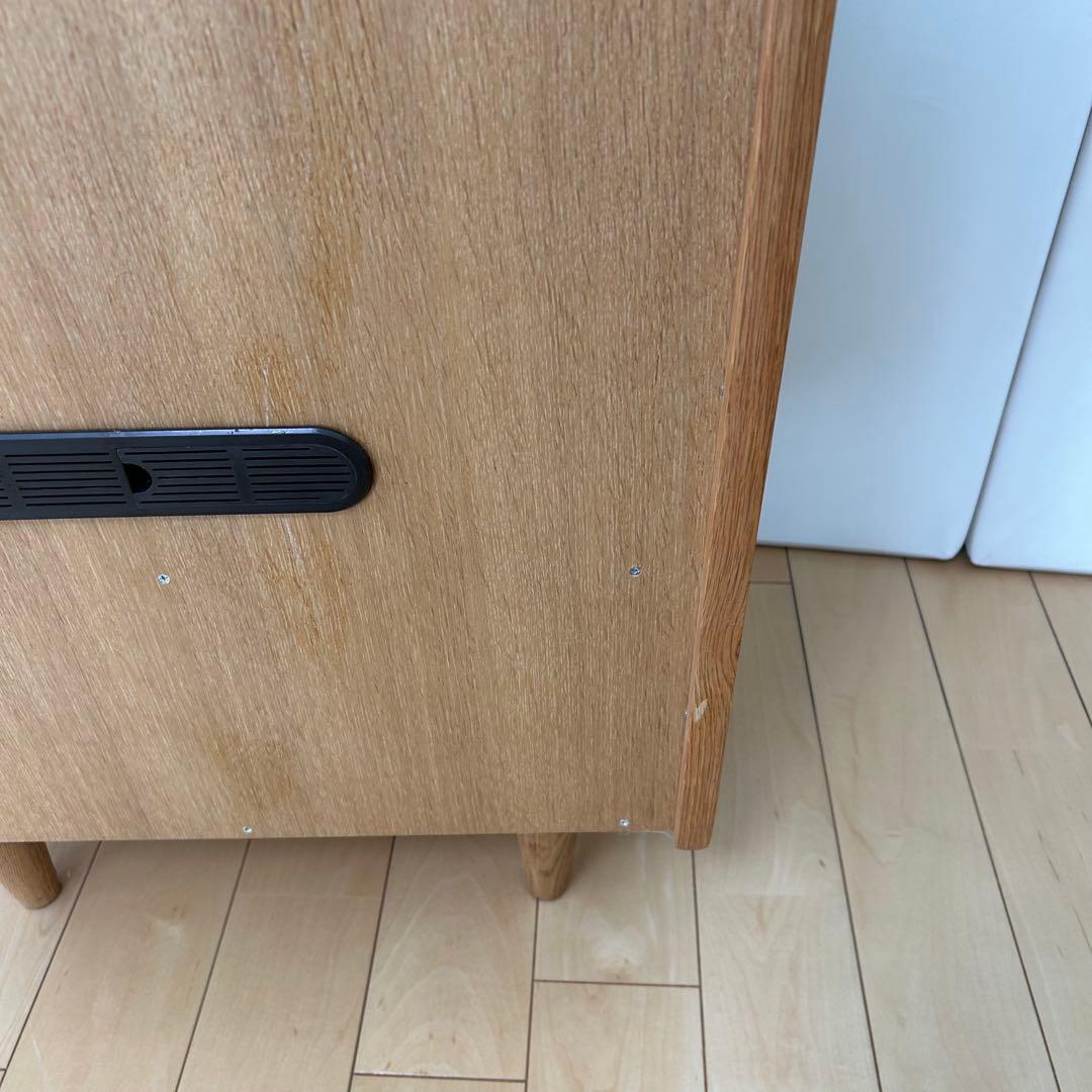 起立木工　廃盤　ノーラ　レンジ台　キッチンカウンター　ナラ材　コンセント付PSE