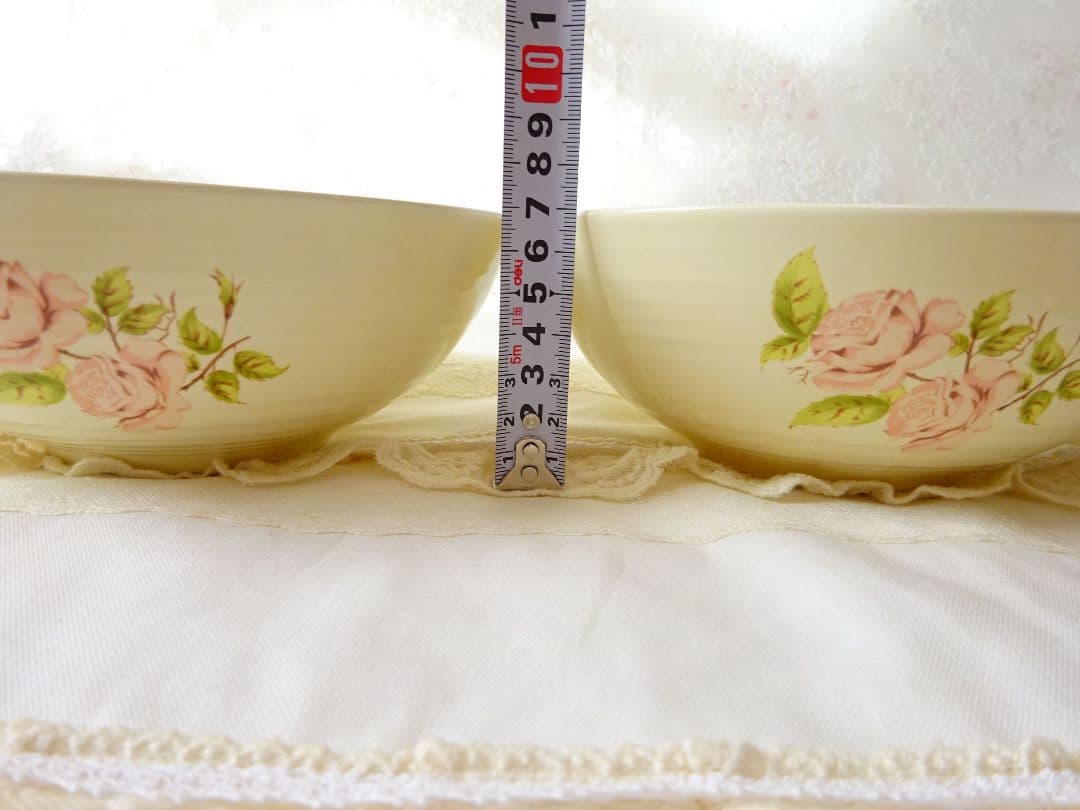 イマン　ダイアナローズ　和陶器　どんぶり２個セット