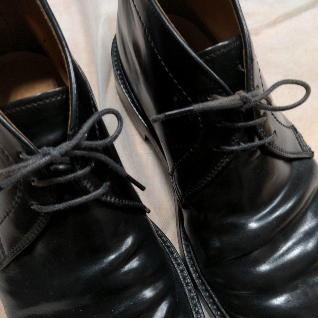 オールデンコードバン　黒チェッカブーツ　サイズUS8D